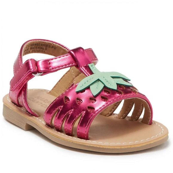Harper Canyon Other - NWT Harper Canyon Girl's Strawberries Sandal 5 Pink Fuchsia
